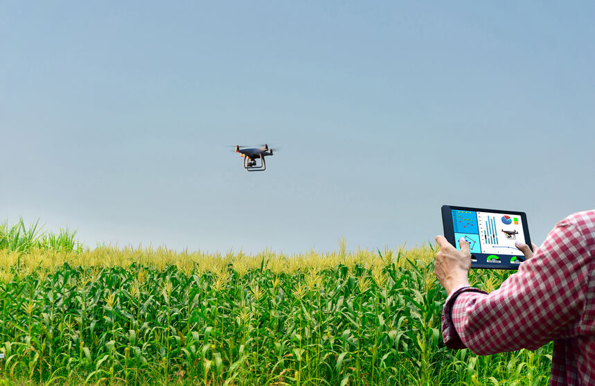 New AI-powered farming robot covers 50 acres of crops per day