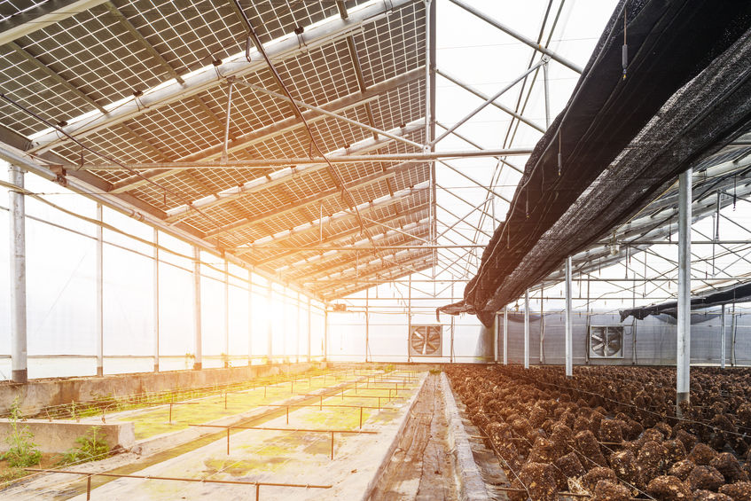 A Study on the Development of Roof Solar Photovoltaic (PV) System Combined with Greenhouses