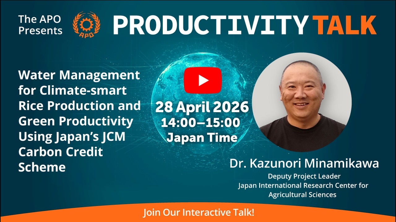 Water Management for Climate-smart Rice Production and GP Using Japan’s JCM Carbon Credit Scheme